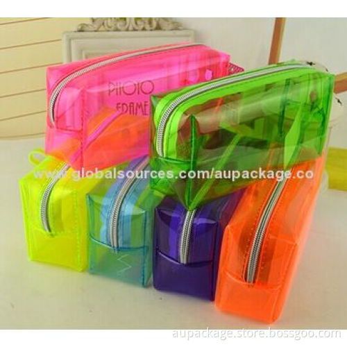 Clear PVC for stationery pencil case